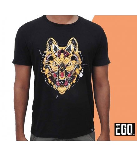 EGO003 - Wolf Print Tshirt